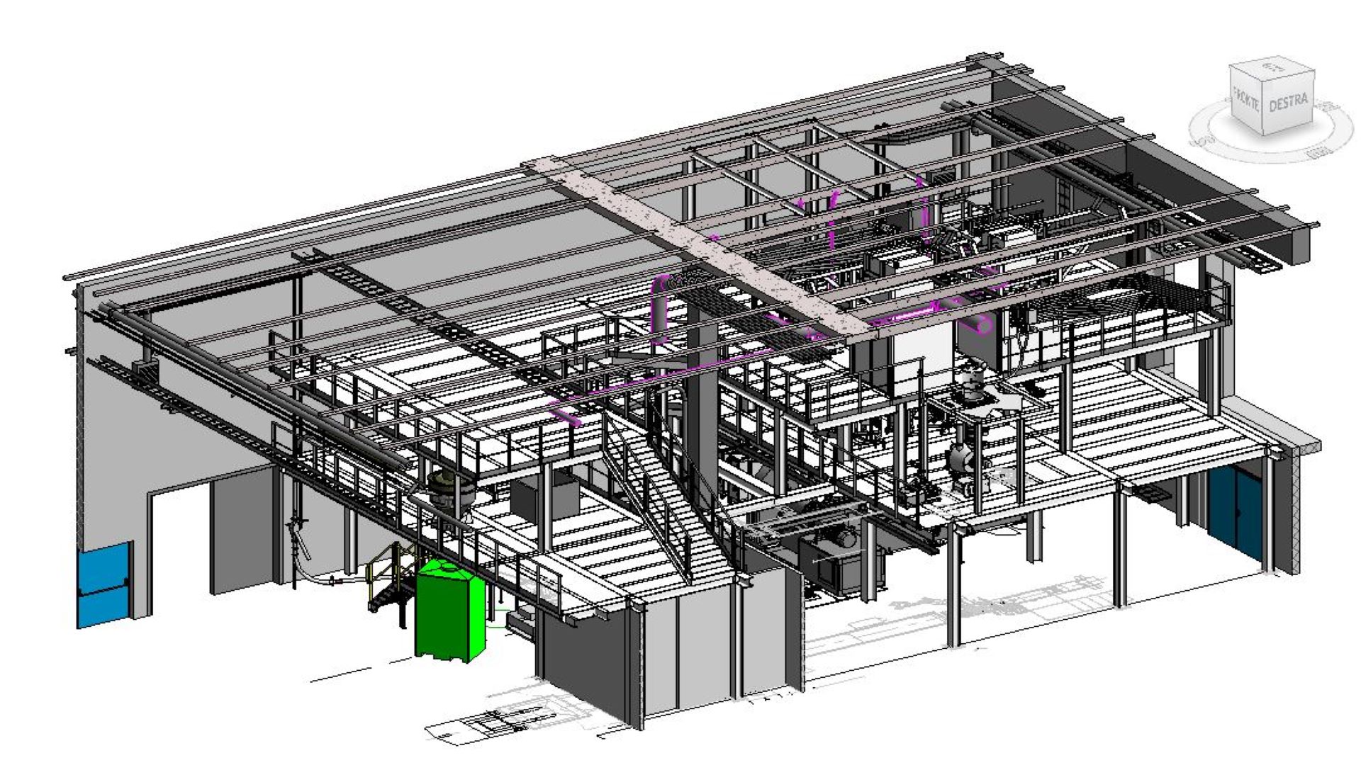 Development of the Industrial project new production line for plastics plant by CED Ingegneria-6