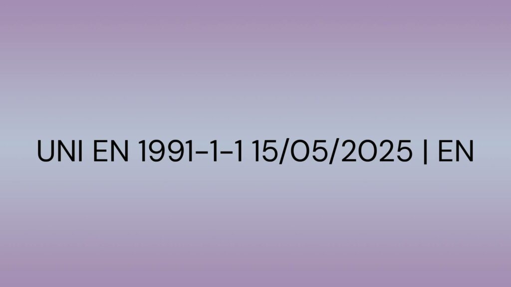UNI EN 1991-1-1 15052025 EN
