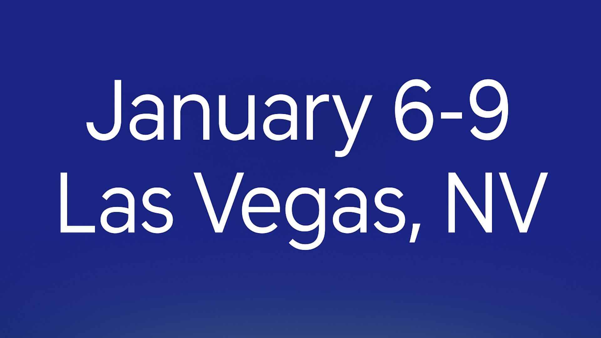 CES 2026: in arrivo la più grande fiera dell’innovazione tecnologica CED Ingegneria Date del CES: 6-9 gennaio a Las Vegas, Nevada, su sfondo blu.
