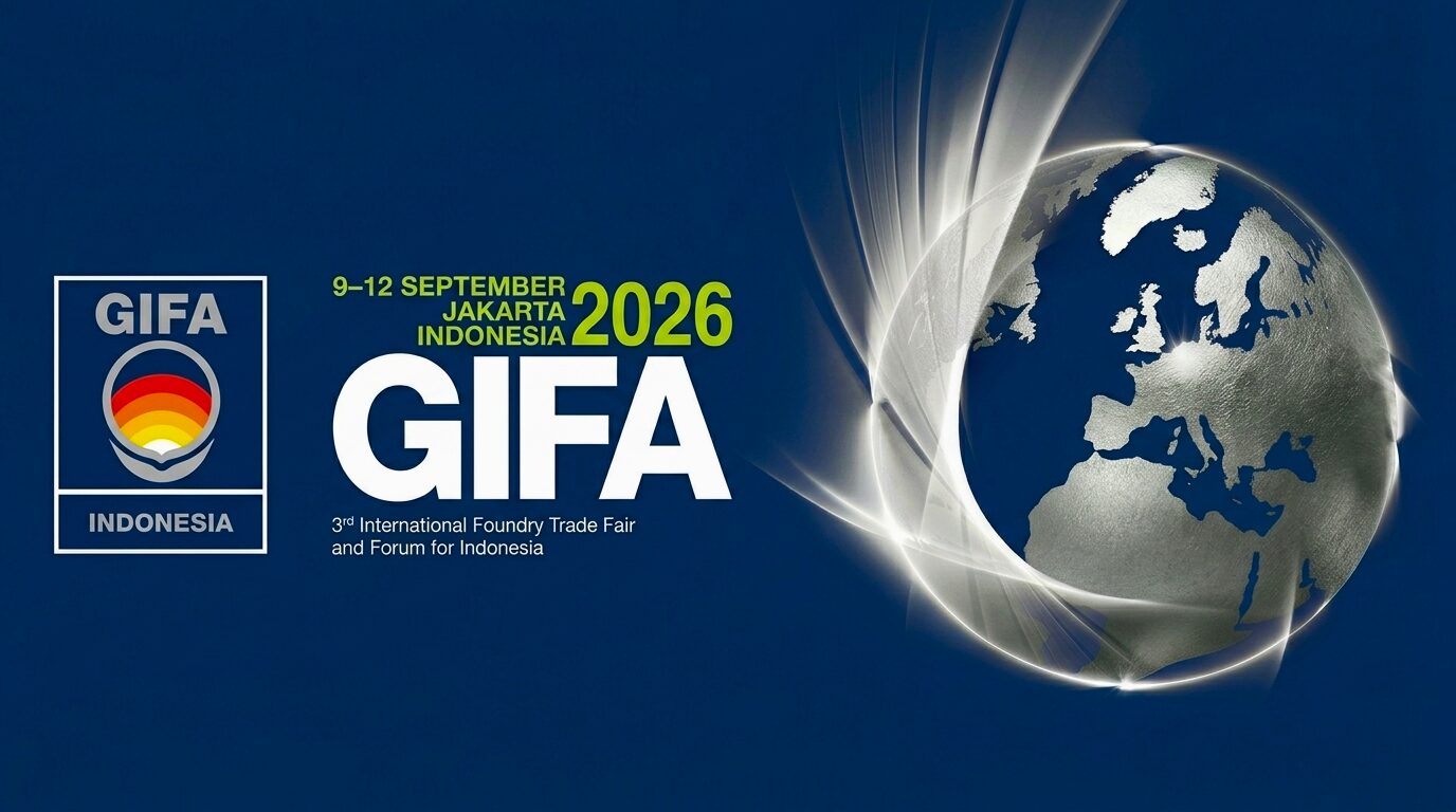 GIFA Indonesia 2026 a Jakarta fiera internazionale su fonderia e metallurgia con tecnologie per la produzione e lavorazione dei metalli GIFA Indonesia 2026 a Jakarta fiera internazionale su fonderia e metallurgia con tecnologie per la produzione e lavorazione dei metalli