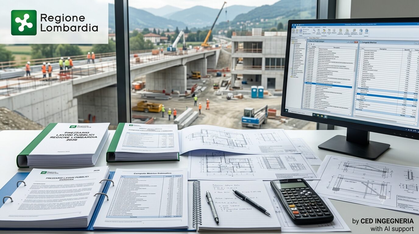 Prezzario LL.PP. Lombardia 2026 – elaborato tramite IA da CED INGEGNERIA Prezzario LL.PP. Lombardia 2026 - elaborato tramite IA da Arianna Gandolfi per CED INGEGNERIA